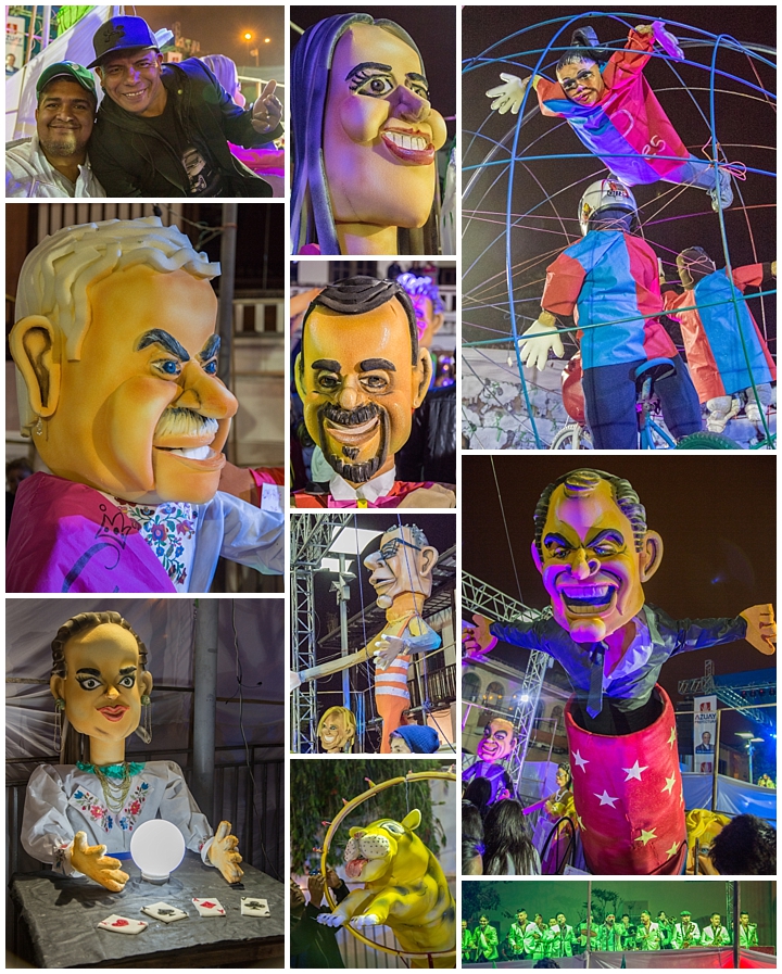 New Years Eve 2017 Cuenca, Ecuador - Hayna Kapak display