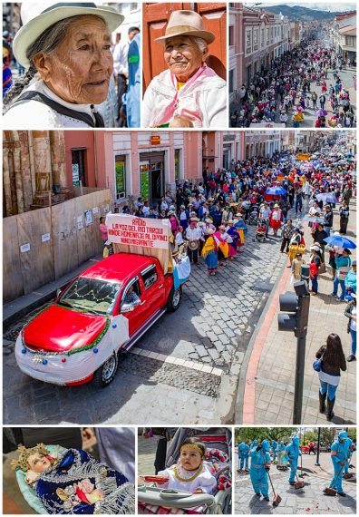 migrante parade, Cuenca, Ecuador 2018 - crowds