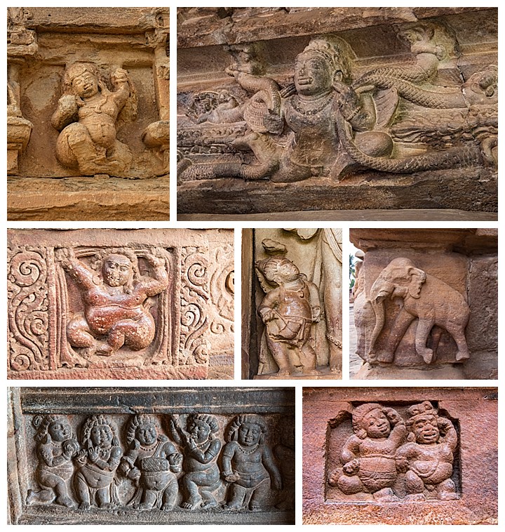 Badami, India - small carvings