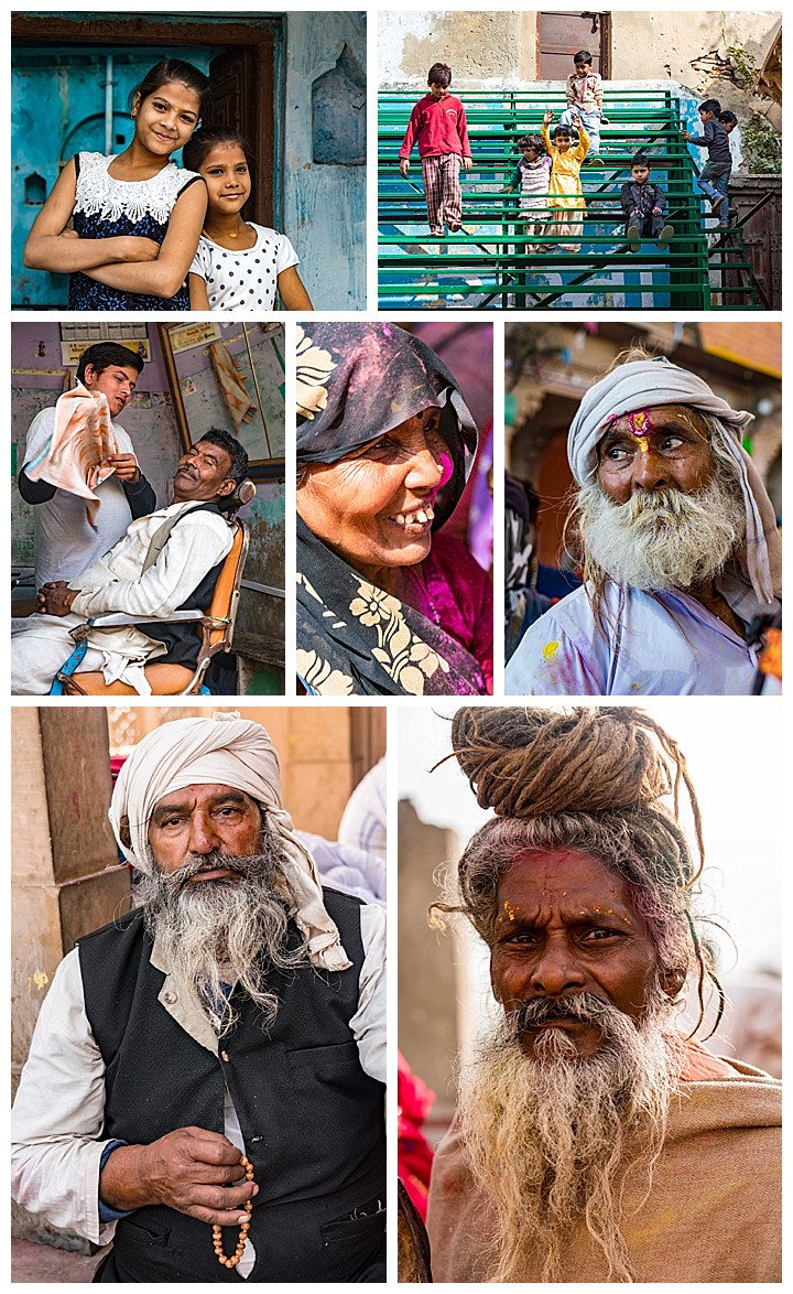 Barsana, India - faces