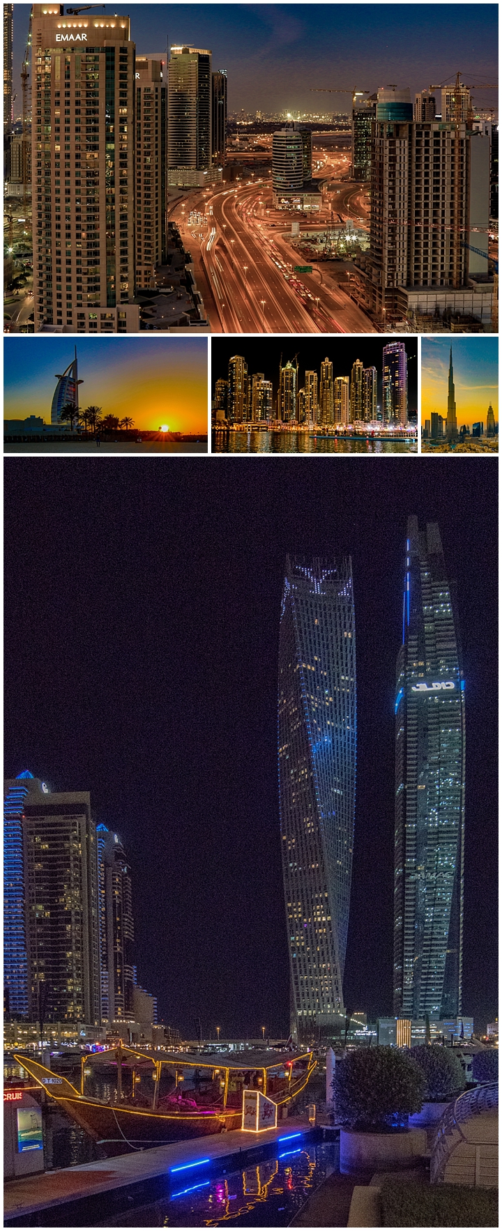 Dubai, UAE - night