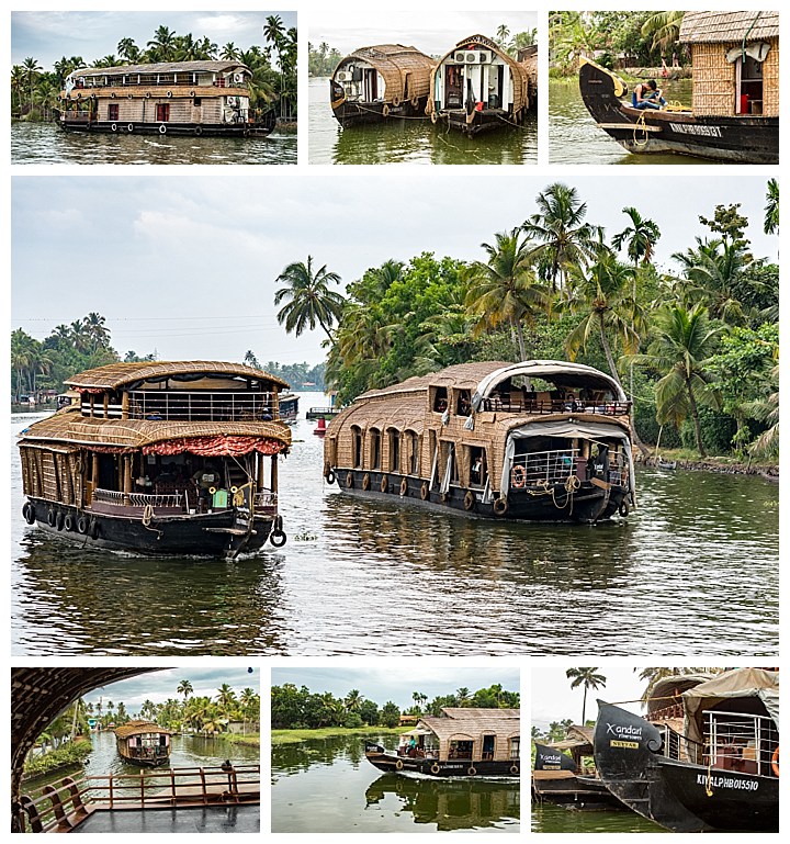 houseboat, India - houseboats