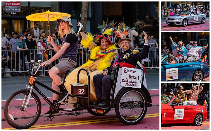 Gay Pride Parade, San Francisco - celebrities