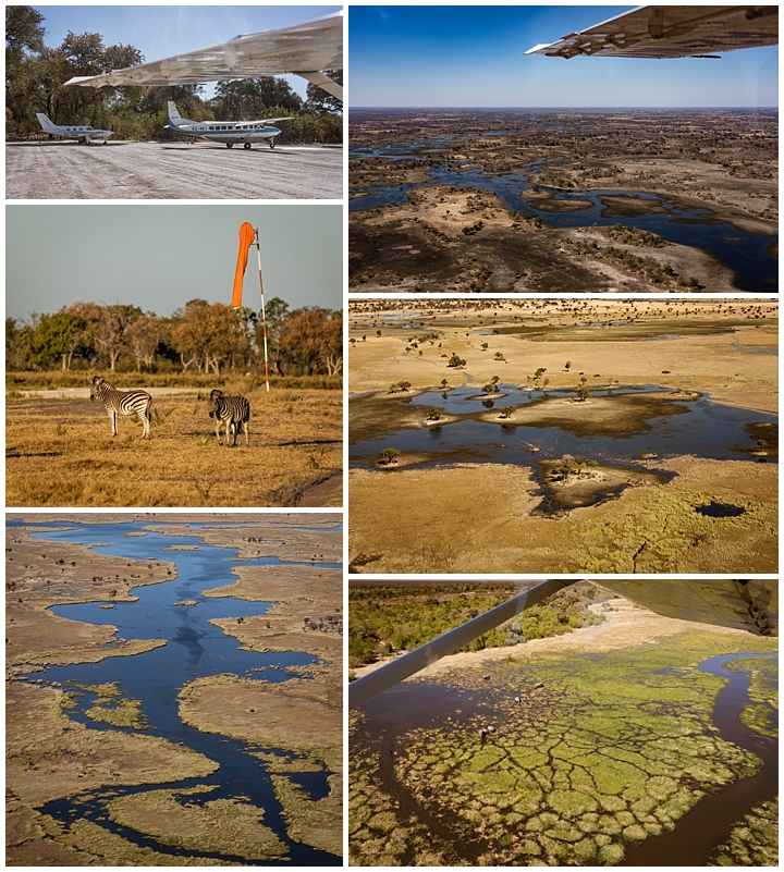 Botswana Okovango Delta - flight