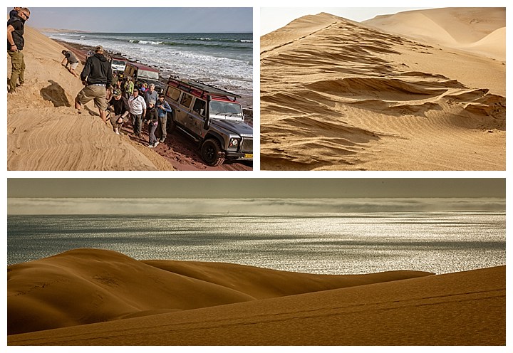 Sand Dune 4-wheeling - climbing