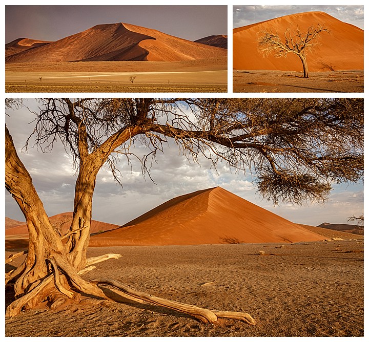 Namibia Sand Dunes - patterns from ground