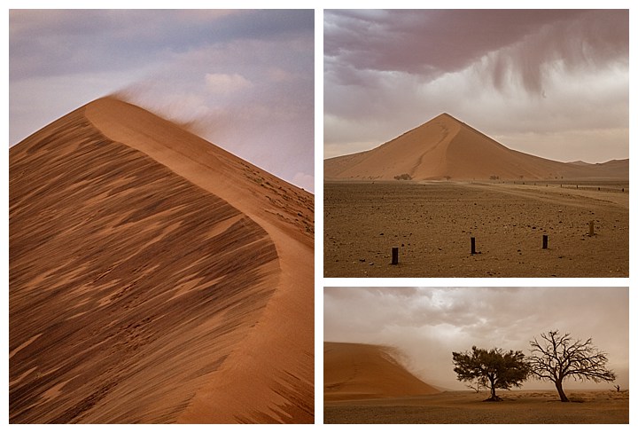 Namibia Sand Dunes - storm
