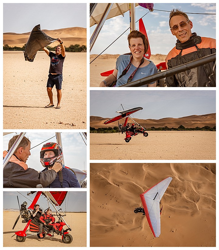 Namibia Sand Dunes - ultralight people