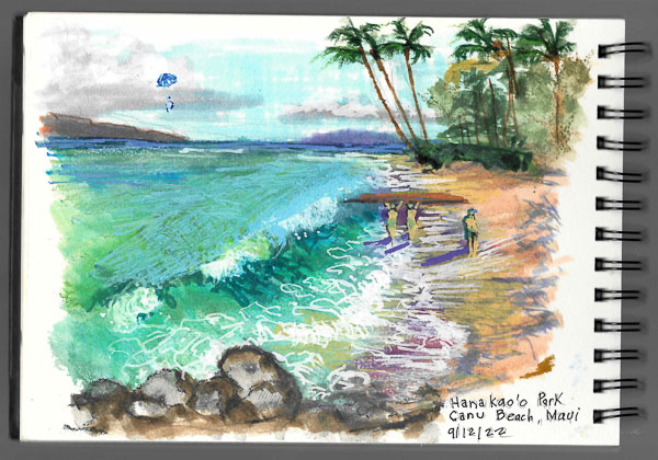 Art - Evelyn Johnson - Hawaii - Sketches